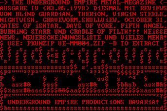 THE METAL MEGAZINE AUSGABE IV (03.05.1998)